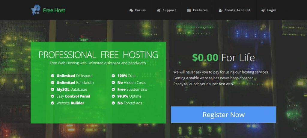free hosting