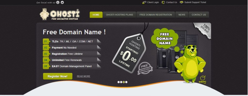 Free hosting