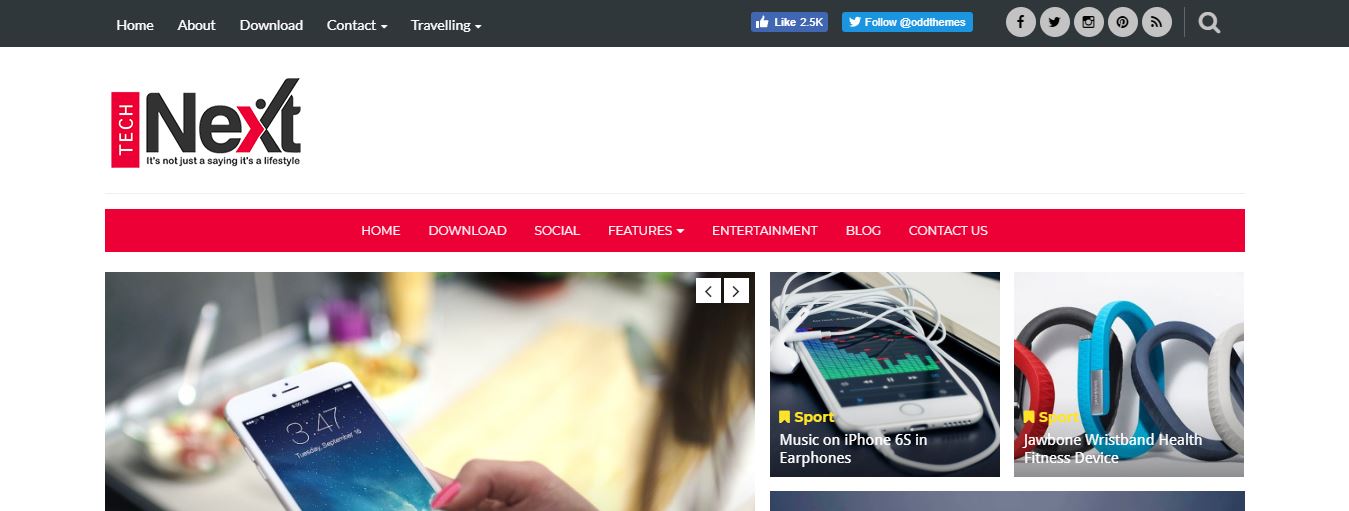 Tech Next Theme