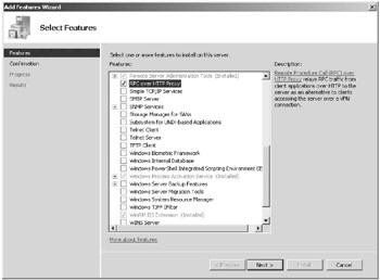 How to Install RPC over HTTP Proxy component