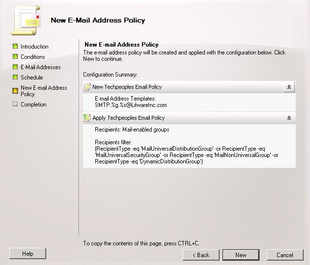 New E-Mail Address Policy