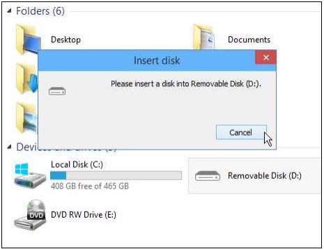 Unable to Complete Format on USB Flash Drive