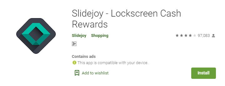 Slidejoy - Lockscreen Cash Rewards