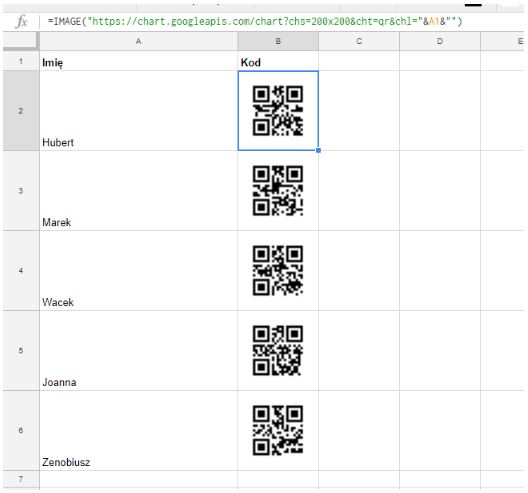 Creating QR codes