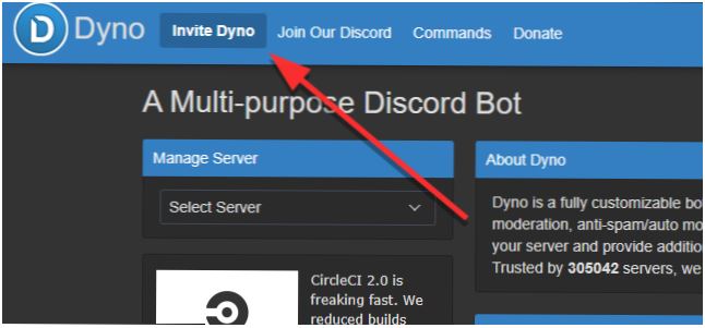 Dyno bot