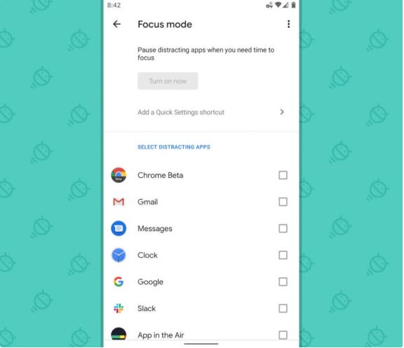 Focus Mode on Android 10