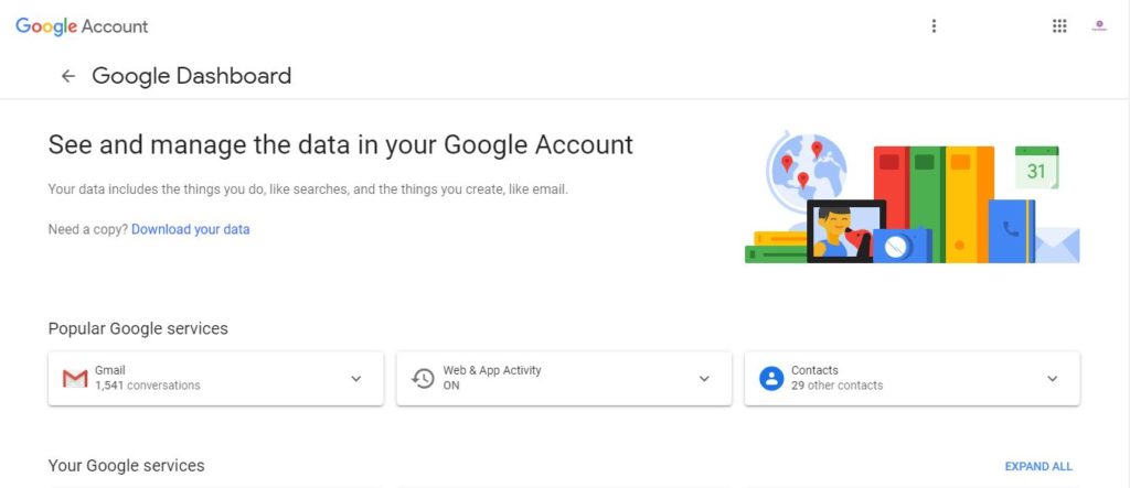 Google Dashboard
