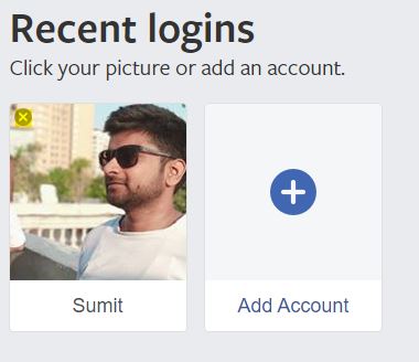 Here's how to remove Facebook profile photo login from PC
