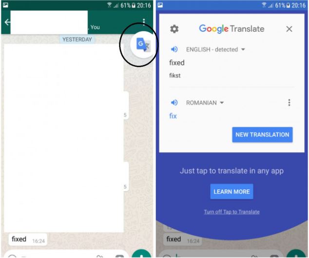Instantly translate WhatsApp and Facebook Messenger conversations