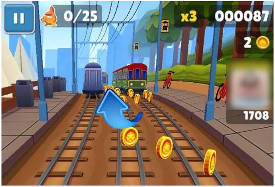 Keep an eye on the background of Subway Surfers