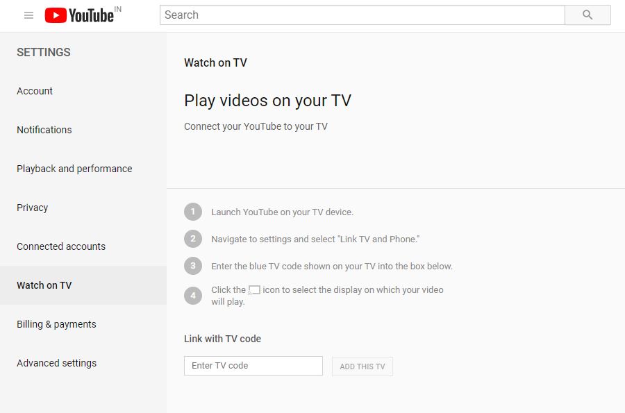 Linking TV to YouTube