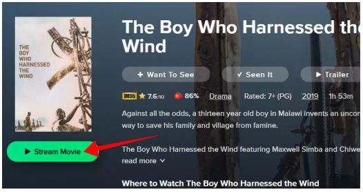 Play the movie directly on Netflix