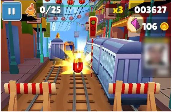 Search for special items in Subway Surfers