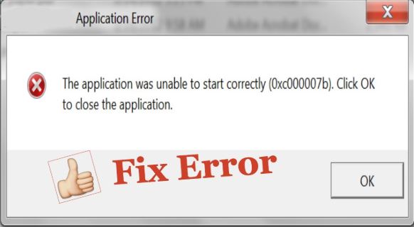 fix error 0xc00007b