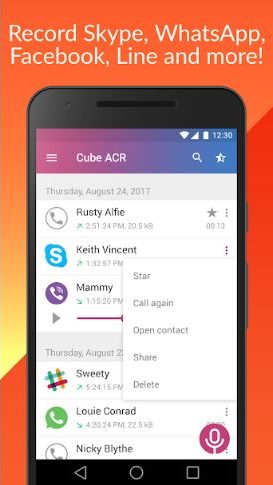 record WhatsApp audio calls