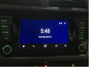 Automatically the car will detect the connection