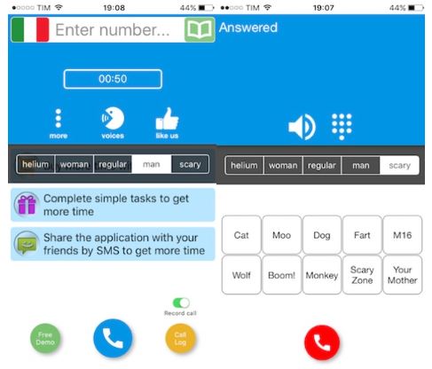 Change your voice with Funcall