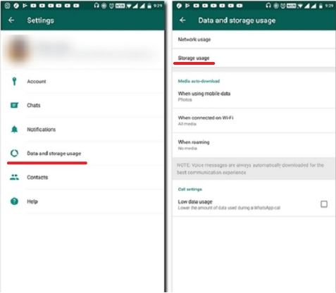 get rid of unnecessary files in the WhatsApp archive