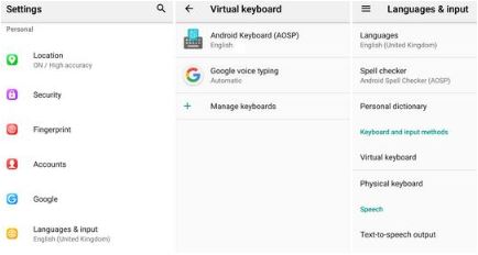 Disable self-correction on Android