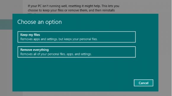 Factory reset PC or laptop with Windows 10