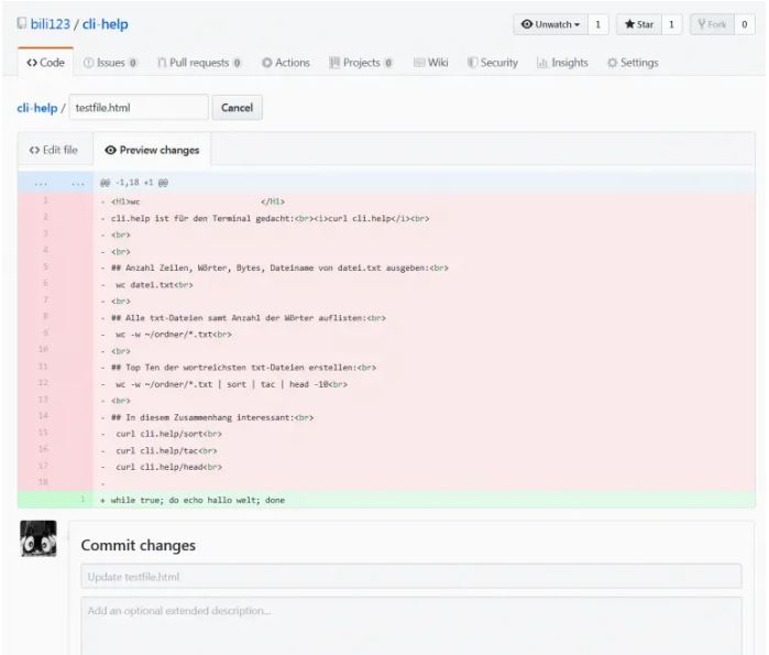 The GitHub interface is rather narrow and wastes a lot of desktop space.