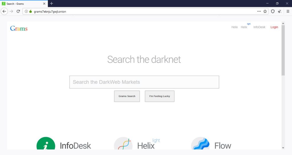 Grams search engine