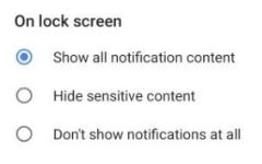 Hide sensitive content 