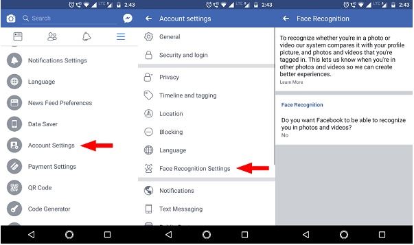 how to stop Facebook from identifying your face