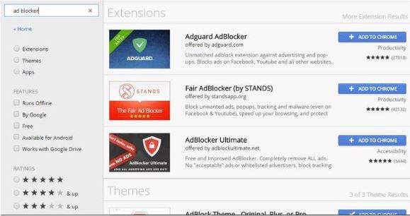 How to block Chrome ads