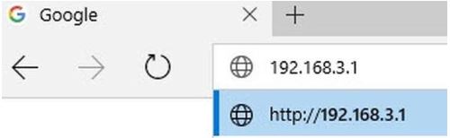 How to connect to the router with IP address