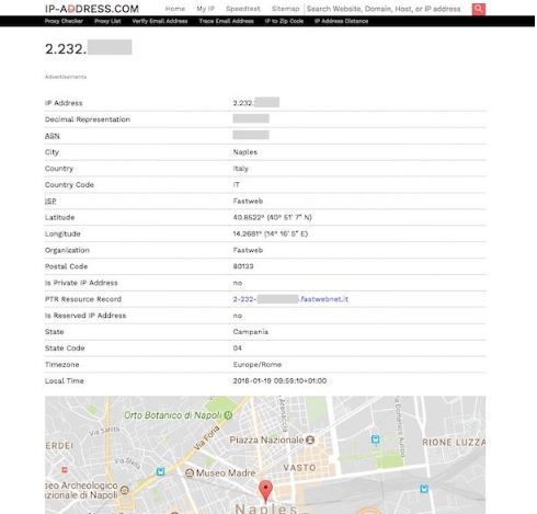 IP-address (Online)
