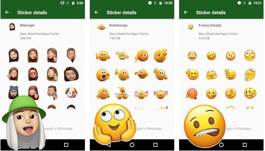 New Funny Stickers Emojis 3D WAstickerapps