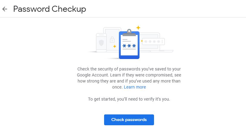 Password Checkup