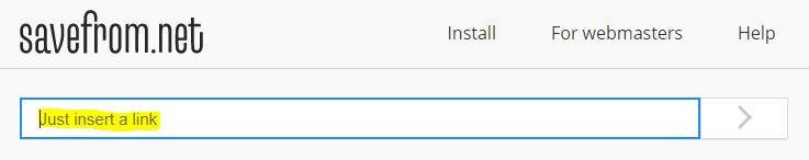 Save Videos from YouTube