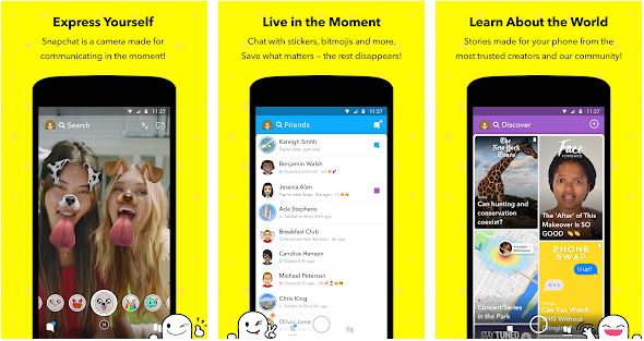 Snapchat is not a paradise for kids