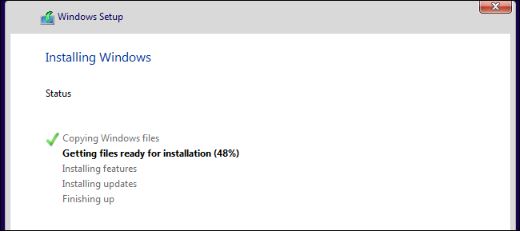 installing windows