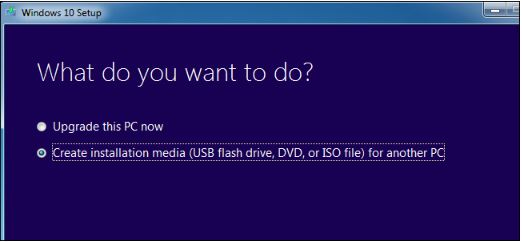 windows 10 setup