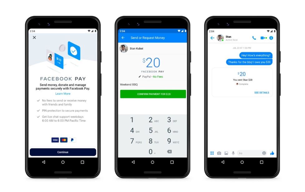 Send money via Instagram and WhatsApp thanks to Facebook Pay