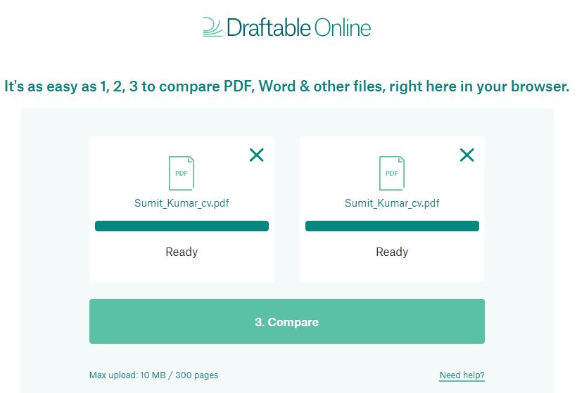 Compare PDFs, How to compare PDF files free ?