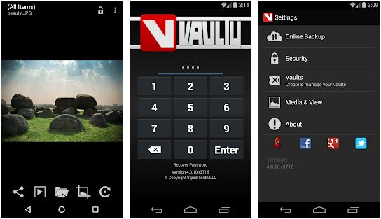 Hide pictures - Privary Vault