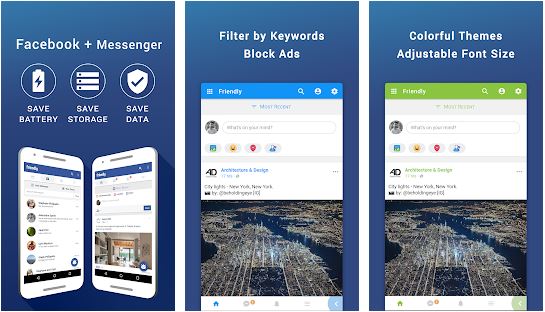 Use Friendly for Facebook