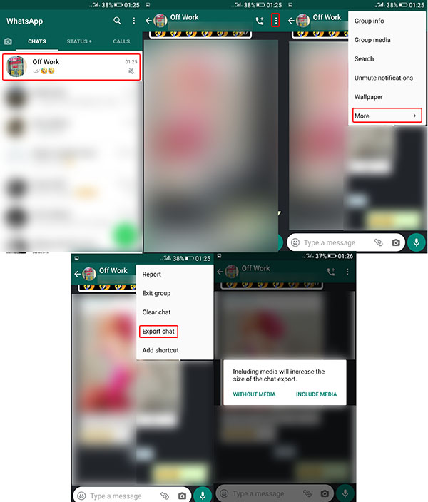 Complete Guide - How to export chat from WhatsApp