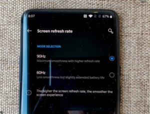 What is 60HZ,90HZ,120HZ refresh rate display in smartphones?