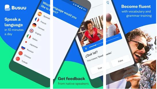 Learn English with busuu